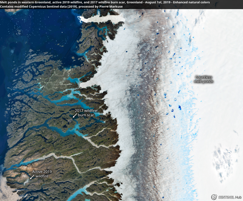 Illustration for article titled This Satellite Image Shows Everything Wrong With Greenland Right Now